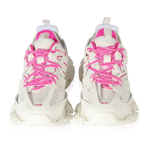Balenciaga Wmns Track Sneaker 'White Fluo Pink' - Picture 3 of 3